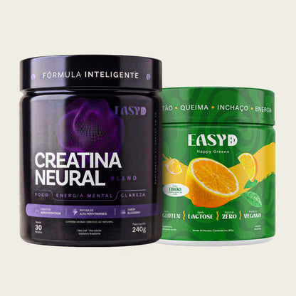 Suco verde em pó 1  Limão + Creatina em pó 1 Blueberry