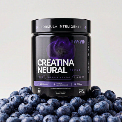 Suco verde em pó 1  Limão + Creatina em pó 1 Blueberry + 1 Coqueteleira