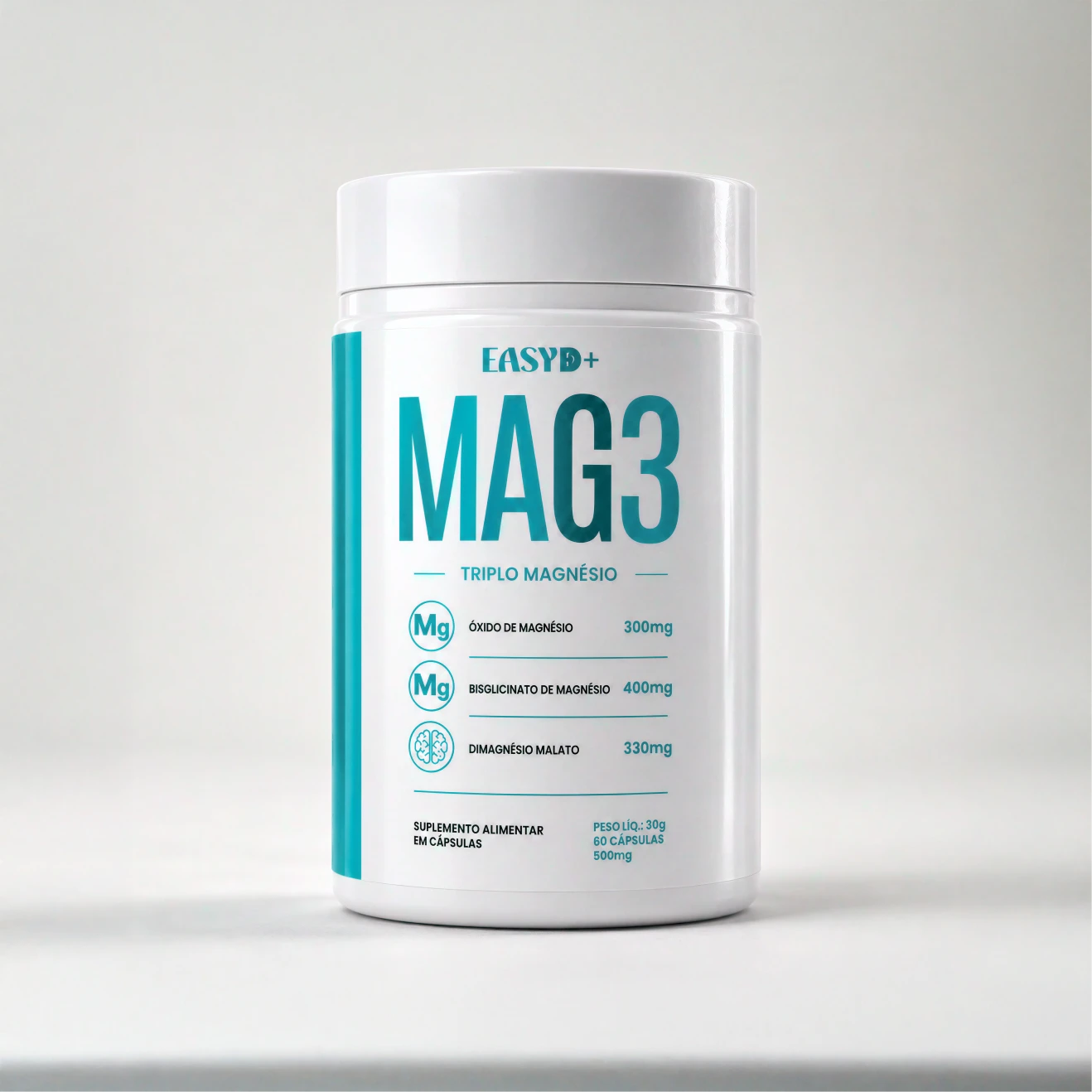 EASYD+ MAG3 500MG - 60 CÁPSULAS