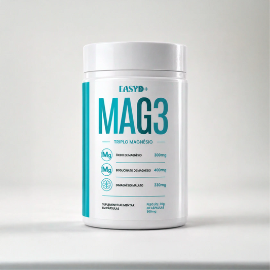 EASYD+ MAG3 500MG - 60 CÁPSULAS